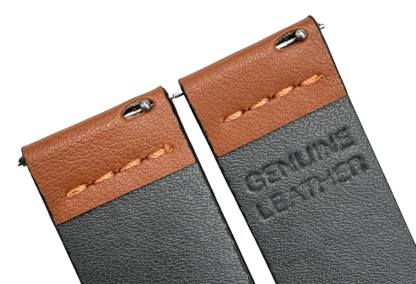 New Watch Band, Movado Style, TAN color, Plain Genuine Leather 20MM, with easy pin - Universal Jewelers & Watch Tools Inc.