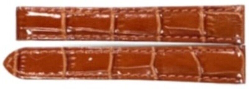 Watch Band Genuine Leather Alligator Grain fit Cartier Watch 18x16MM - Universal Jewelers & Watch Tools Inc.