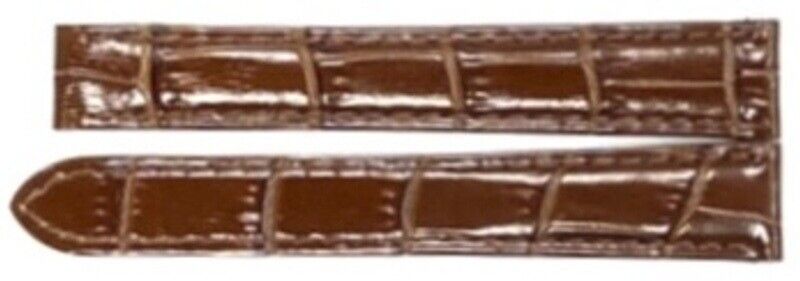 Watch Band Genuine Leather Alligator Grain fit Cartier Watch 18x16MM - Universal Jewelers & Watch Tools Inc.