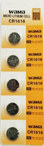 Lithium Cell-CR1616, 1 Pack 5 Batteries, Available for bulk order