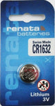 Renata Watch Battery CR 1632, 1 - pack - 1 battery Replacement, Lithium 3V, Swiss Made - Universal Jewelers & Watch Tools Inc.