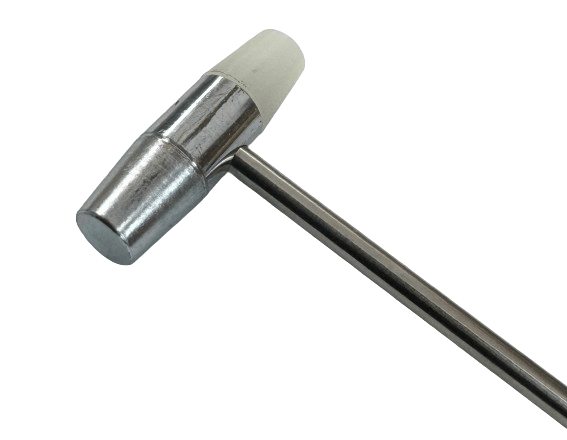 Dual Headed hammer, steel & plastic, with steel handle premium quality - Universal Jewelers & Watch Tools Inc.