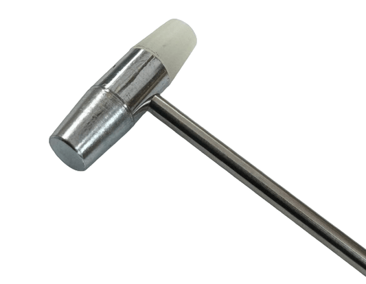 Dual Headed hammer, steel & plastic, with steel handle premium quality - Universal Jewelers & Watch Tools Inc.