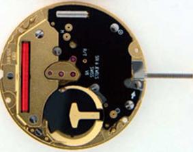 Brand New ETA 255.111 /112 Black Date Disc at 3 3Hands Watch Quartz Movement