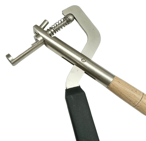 25mm wide Band Link Remover Plier Type with wooden handle, Two pins - Universal Jewelers & Watch Tools Inc.