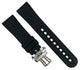 23x17 mm High - Quality Rubber Watch Band for BLANC PAIN Watches - Universal Jewelers & Watch Tools Inc.