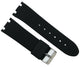 24mm Black Color Silicon Rubber Watch Band for JOE RODEO Master - Universal Jewelers & Watch Tools Inc.