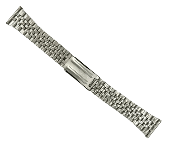 18MM Classic Jubilee Silver Tone Metal Band with Regular Fold Clasp - Universal Jewelers & Watch Tools Inc.