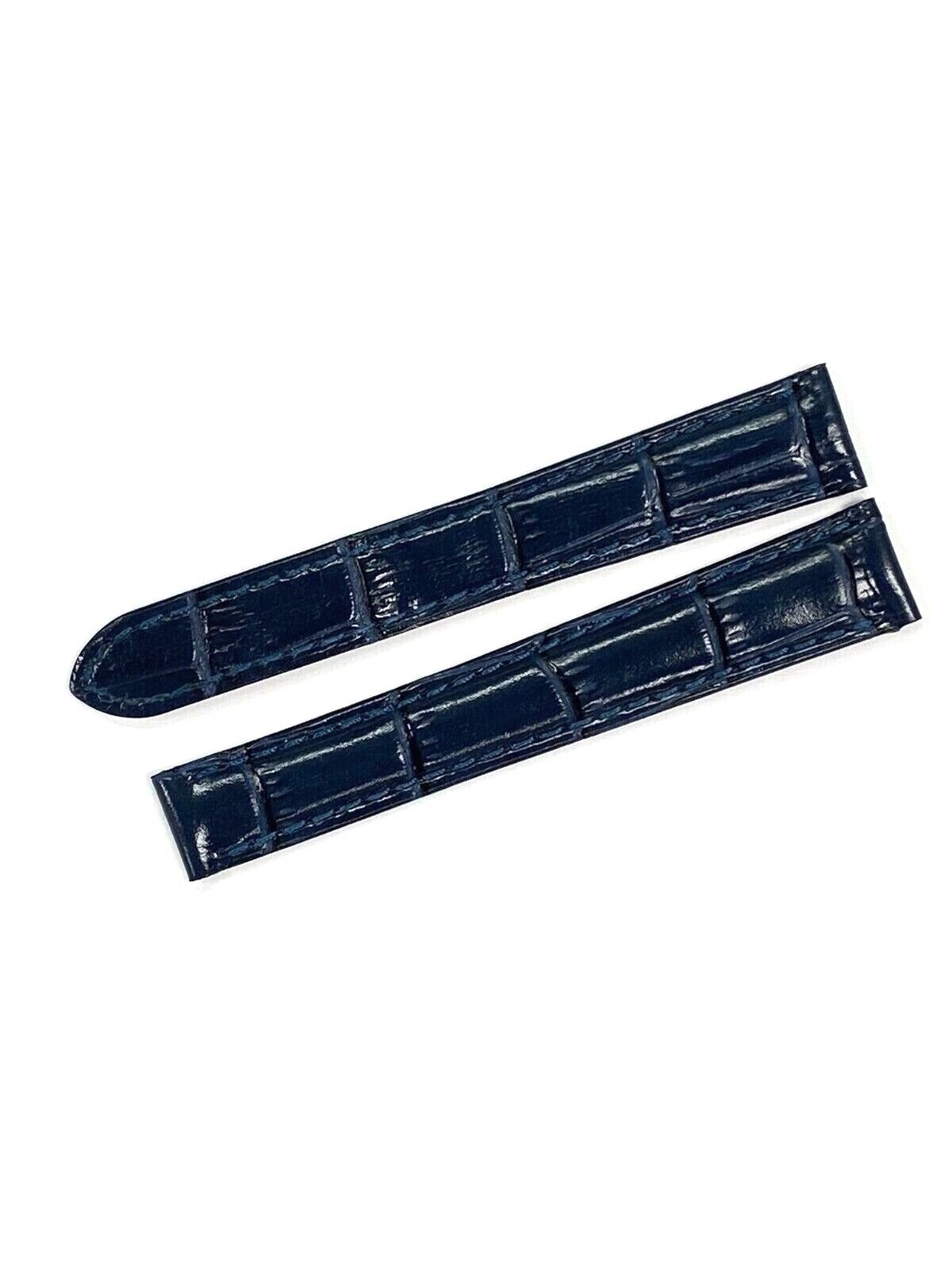 Watch Band Genuine Leather Alligator Grain fit Cartier Watch 18x16MM - Universal Jewelers & Watch Tools Inc.