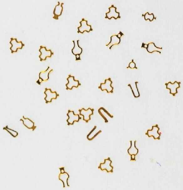 Pack of 25Pc Incabloc springs parts spares shock spring repair watchmakers Parts - Universal Jewelers & Watch Tools Inc.