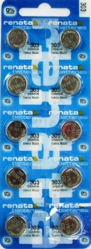 Renata Watch Battery 303,357 SR44SW, Swiss Made - Universal Jewelers & Watch Tools Inc.