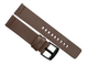 New Watch Band, Movado Style, Brown color, Plain Genuine Leather 20MM, easy pin - Universal Jewelers & Watch Tools Inc.