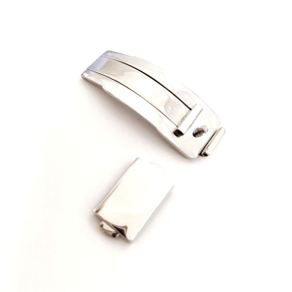 Stainless Steel Push Button Watch Clasp Buckle For Rado 16x9 mm - Universal Jewelers & Watch Tools Inc.