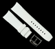 18 - 24mm, High Quality FKM Fluorine Rubber White Watch Band - Universal Jewelers & Watch Tools Inc.