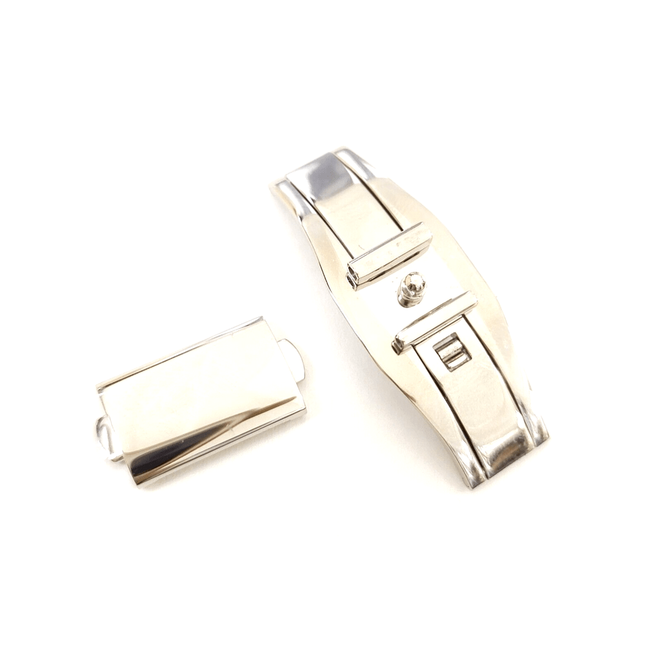 Stainless Steel Push Button Watch Clasp Buckle For Rado 18x9 mm - Universal Jewelers & Watch Tools Inc.