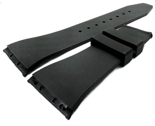 28mm Black Rubber Watch Band for Givenchy Watches - Universal Jewelers & Watch Tools Inc.