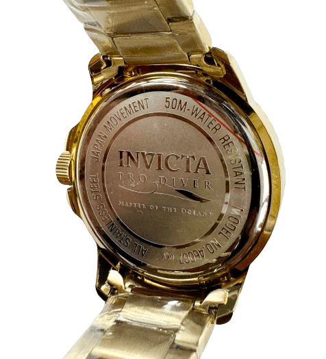INVICTA Pro DIVER QUARTZ 46047 Rugged Elegance Gold Men Watch - Universal Jewelers & Watch Tools Inc.