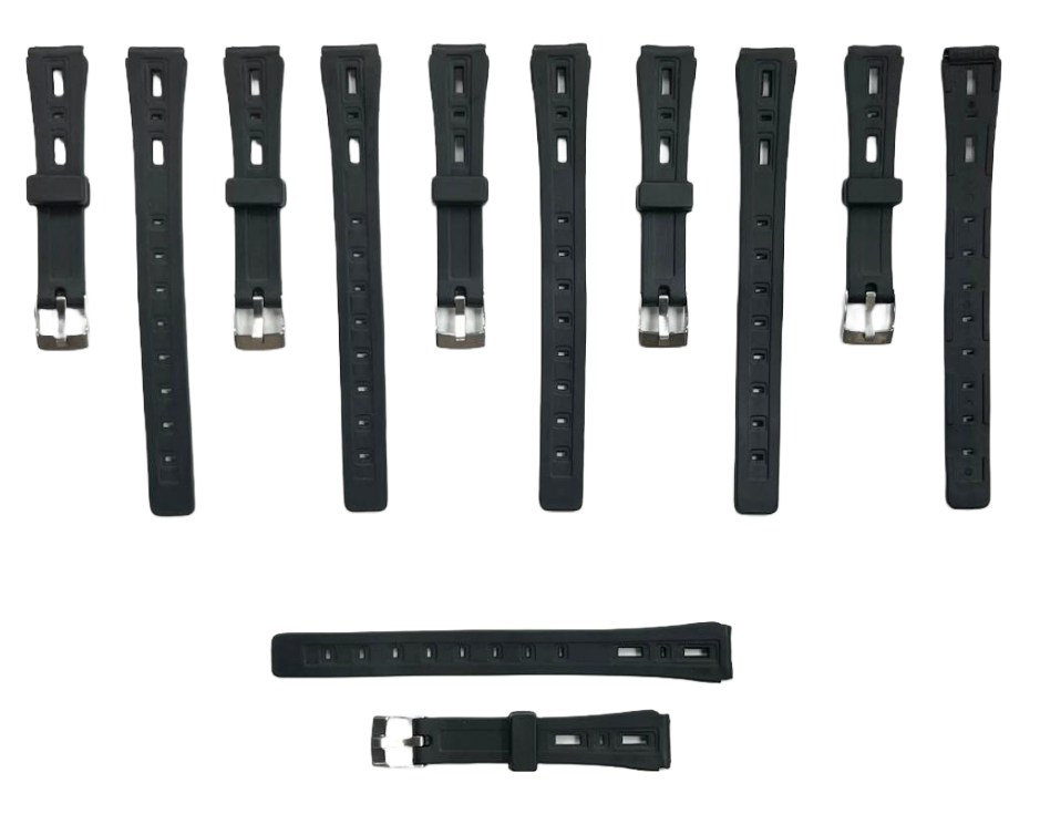 PVC Sport Watch Band Strap 14mm Fits Timex, Casio and others