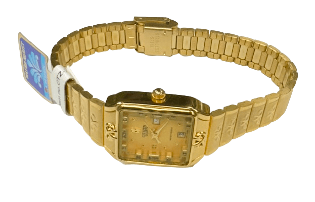 Citizen Women Gold Tone Watch CTZ - 7087 with Arabic Days & Date at 6 - Universal Jewelers & Watch Tools Inc.