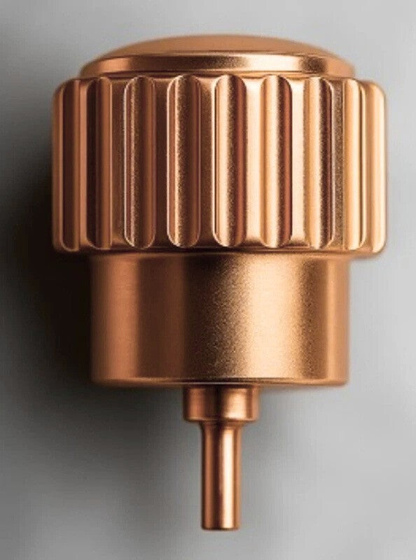 Generic watch crown replacement for Invicta Watch, Rose Gold-Tone Steel