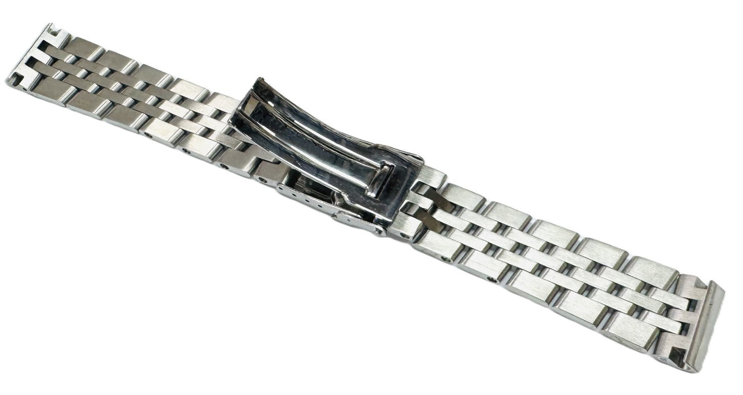 18mm Replacement S/S Watch Band for BREITLING Watches, Solid Straight-End Links