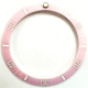 Bezel Inserter Ceramic for Rolex Pink & White Size (40mmx32mm) - Universal Jewelers & Watch Tools Inc.