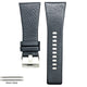 22 to 34 MM Genuine Leather Watch Band fits Diesel Watches Black and Brown Strap