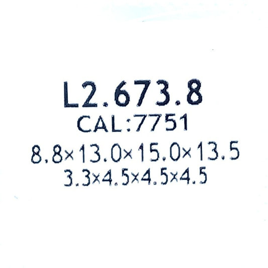 ORIGINAL SET OF 8 HANDS BLUE COLOR FOR LONGINES L2.673.8 CAL:7751