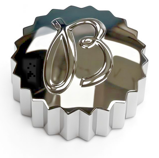 Breitling Flat Watch Crown – Silver | Ø 5.95mm | Tap 1.20 | Tube 2.50mm