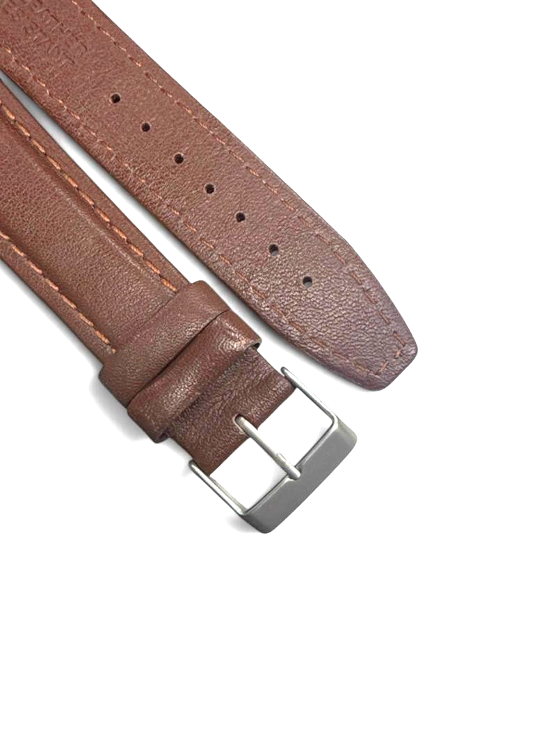 High-Quality Genuine Leather Watch Strap Band 22mm
