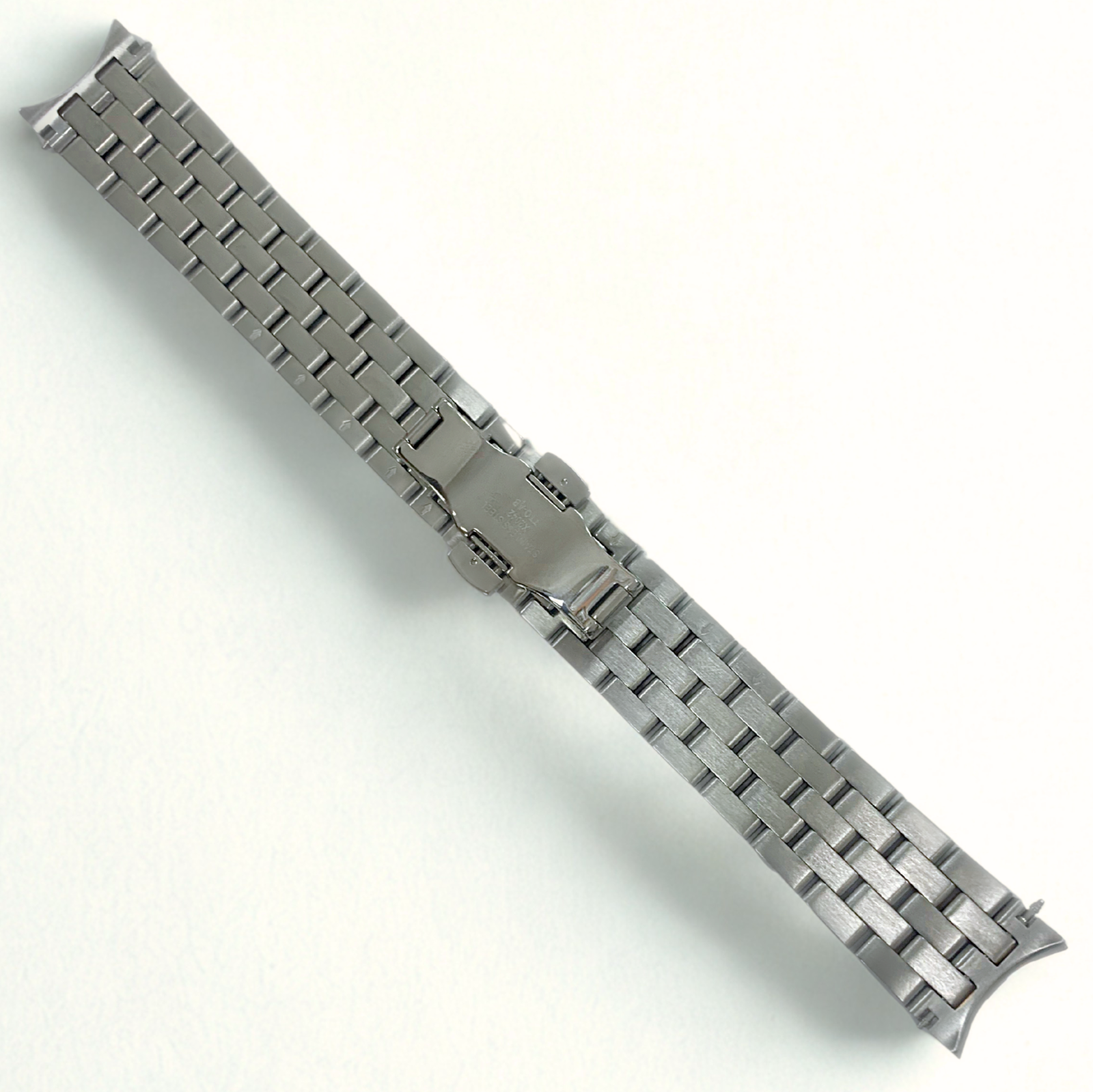 Two-Tone Stainless Steel Watch Band - 20mm Bracelet w/ Curved End Links for Mido