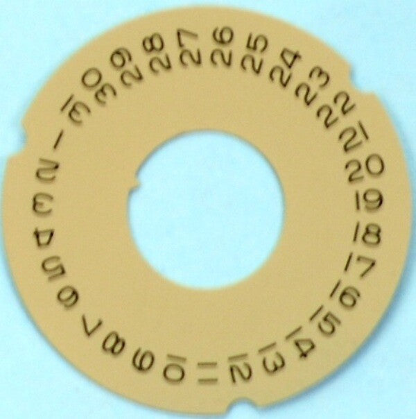 DATE DISC FOR ROLEX 3055 DATEJUST,18026 18028 18029 18038 18039 18046 CHAMPAGNE