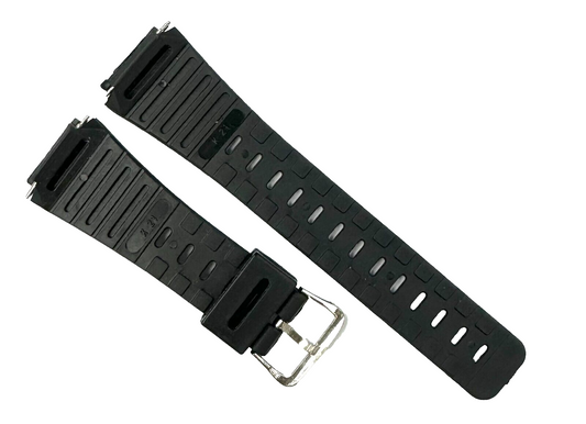 20mm PVC Plastic Watch Band for Men Fit to CASIO, SEIKO & TIMEX
