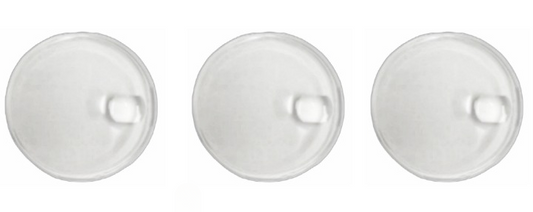 Lot of 3pcs Plastic Watch Crystal FOR ROLEX CYCLOP 122 Fit 7606, 92300 & Others