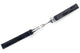 14MM Alligator Grains Matt Black Leather Watch Band for Women