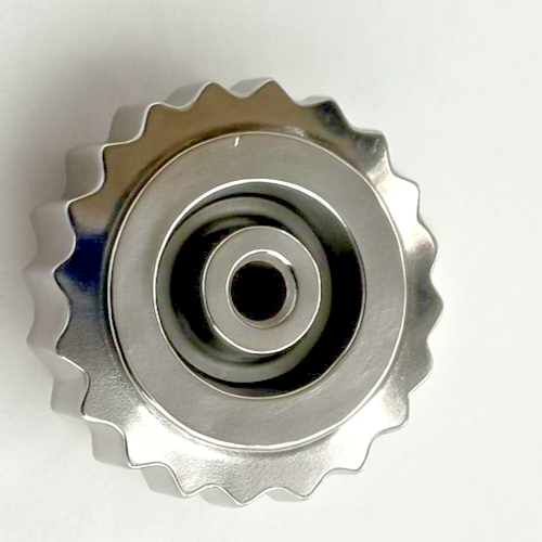 Breitling Flat Watch Crown – Silver | Ø 5.95mm | Tap 1.20 | Tube 2.50mm