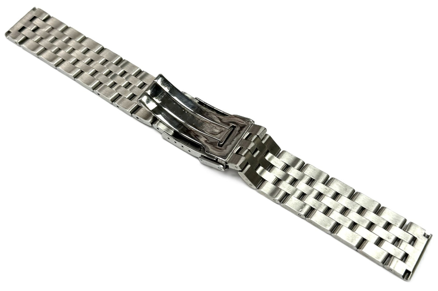 22mm Replacement S/S Watch Band for BREITLING Watches, Solid Straight-End Links