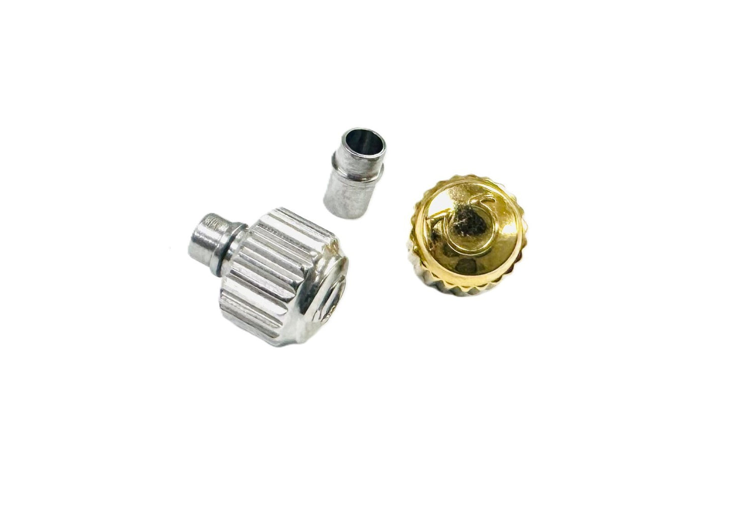 5.9mm Stainless Steel Replacement Crown with Tube for OMEGA Seamaster