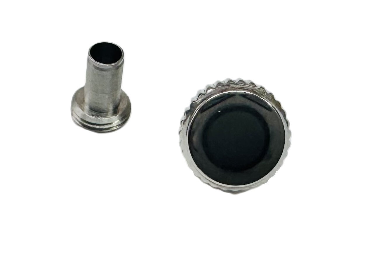 6.8x7 mm Stainless Steel Crown with Tube for INVICTA Watches, 4 Popular Colors