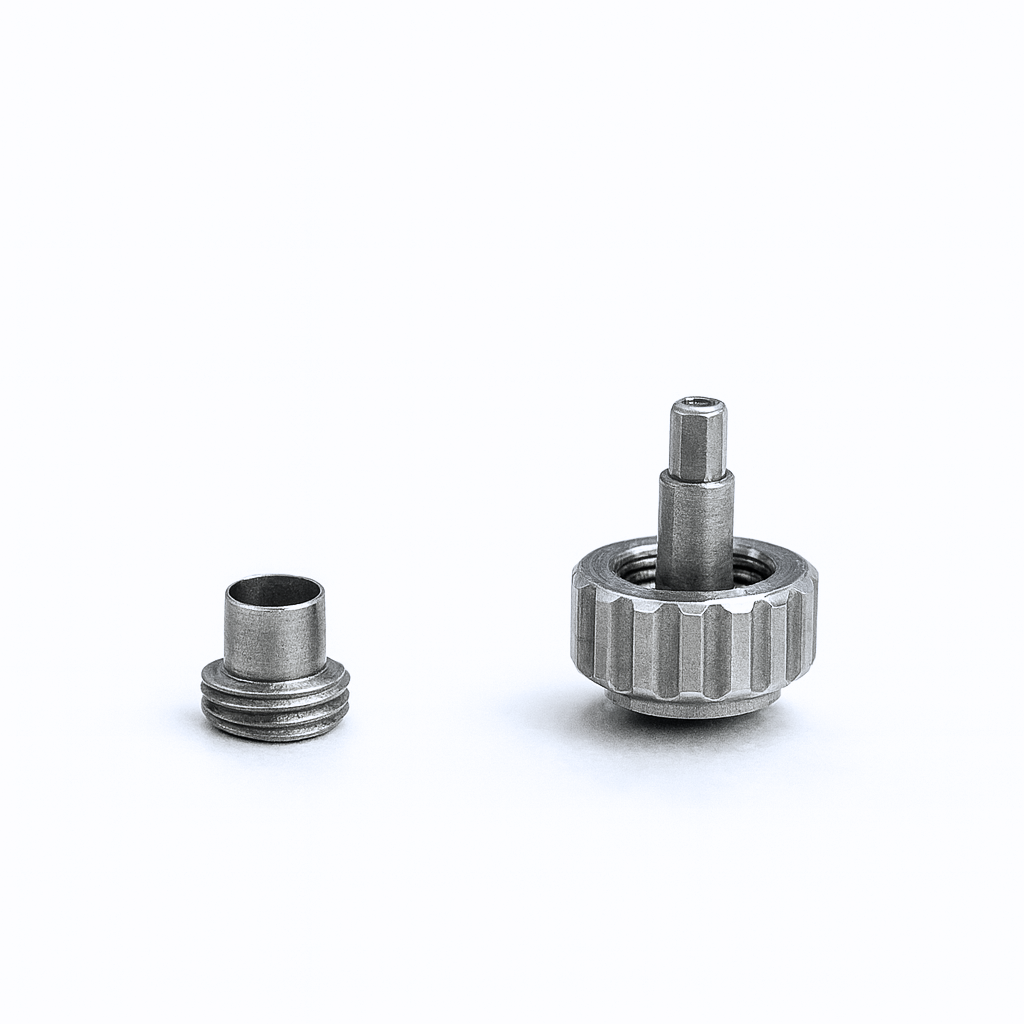 High-Quality Silver Screw Crown - 5.8mm Crown | For Casio and Luxury Watch Brand