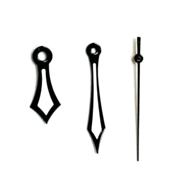 Watch Hands Black Fits to ETA, Ronda,Miyota, Hattori Quartz Movements