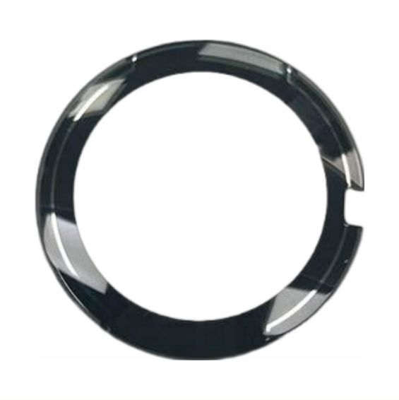 Sapphire Crystal Rado Double Dome Black Trim and Silver Lines (32.5×3.06×1.0)mm