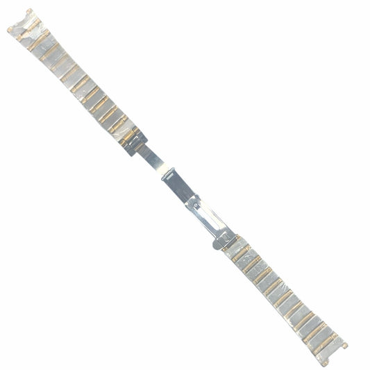 OMEGA 1551/861 Steel Watch Band - 16mm with 10mm Lug Fit - Two Tone(Gold&Silver)