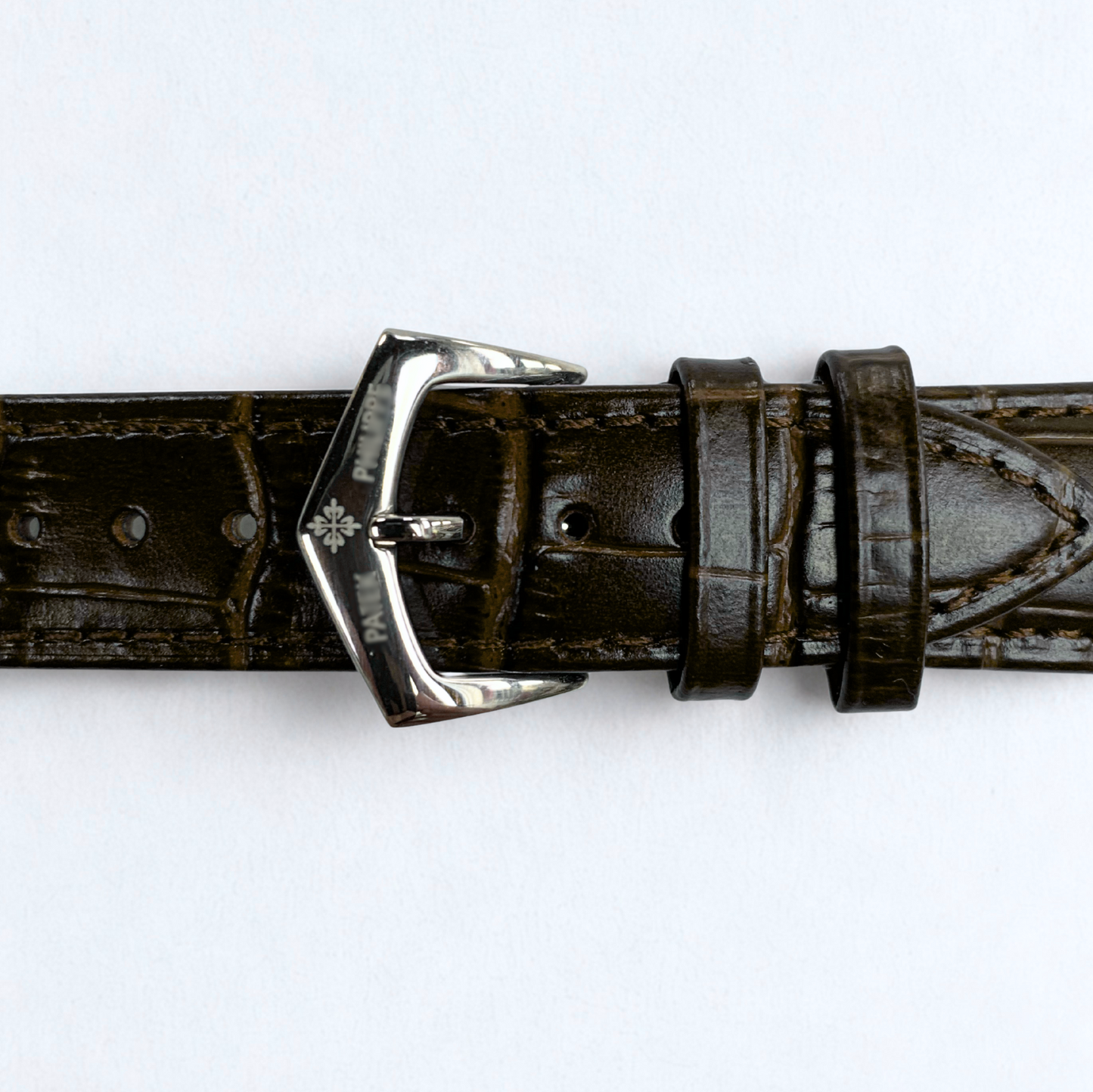 Padded Leather Watch Band – For Patek Phillipe w/ 25mm Band Width, 13mm Notch