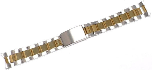17MM OYSTER WATCH BAND FOR MIDSIZE 31MM ROLEX 78273,178241 2 - TONE TOP QUALITY - Universal Jewelers & Watch Tools Inc.
