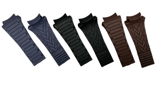 Special RUBER Watch Band to fit Porsche 6620 Watch 23x22MM - Universal Jewelers & Watch Tools Inc.