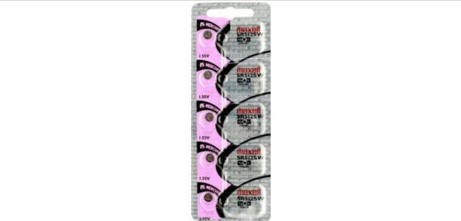 Maxell 335 Watch Cell Batteries SR512SW Silver Oxide Pack of 5Pcs.