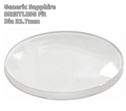Sapphire Crystal 32.0*3.5*2.4mm fit Breitling Superocean A1337111/A32390/A17040