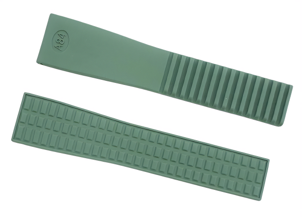 High Quality Rubber Watch Strap Green Color fit to PATEK P Aquanaut 19x16m