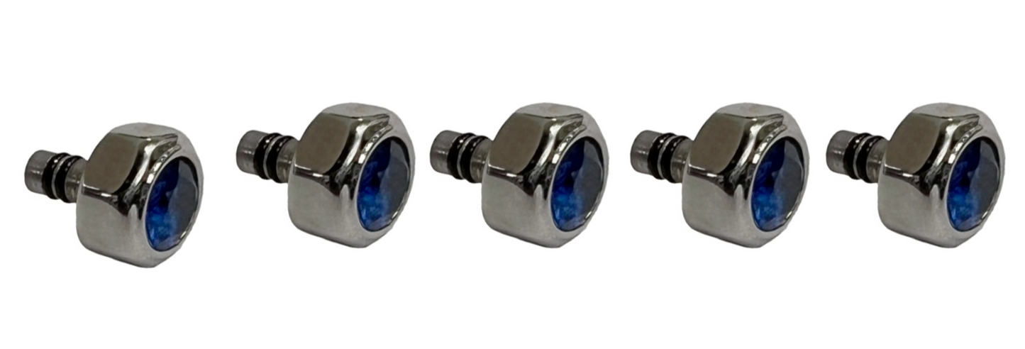 Lot of 5pcs Brand Watch Crown Size 6.8mm Made to Fit Cartier Caliber Santos